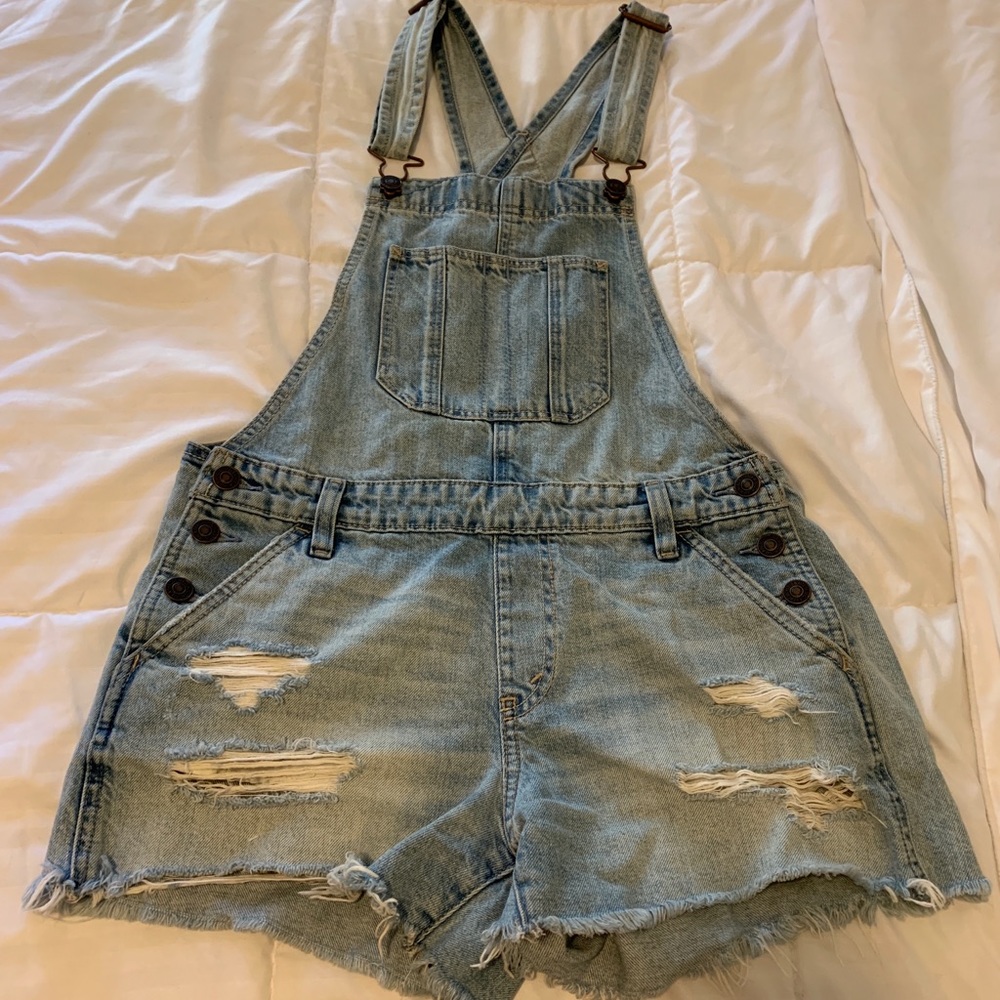 Distress overalls